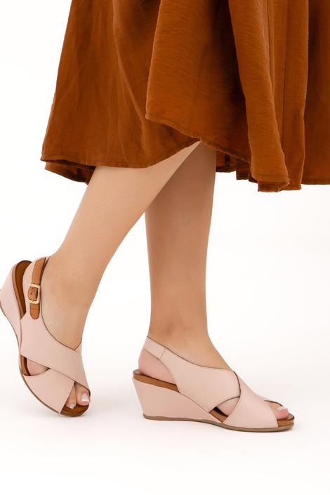 Tamer Tanca Kadın Derı Topuklu Sandalet